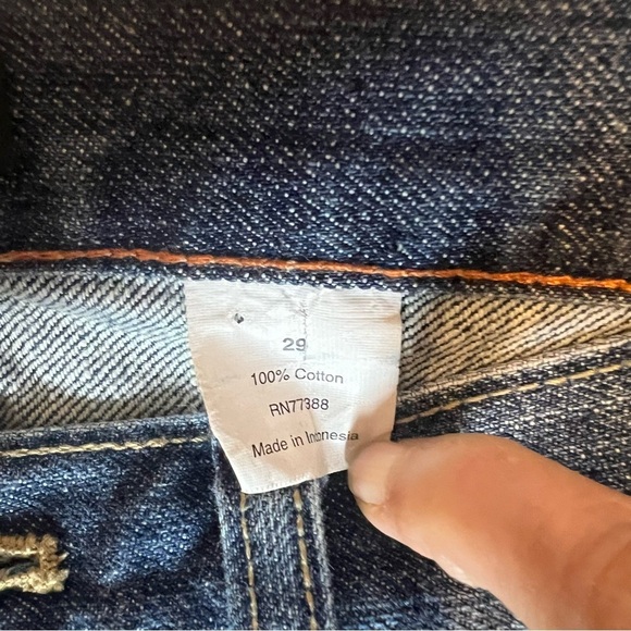 Y2K 90s J.Crew Womens 100% Cotton Low Rise Bootcut Denim Med Wash Sz 29 Boho - Picture 5 of 7